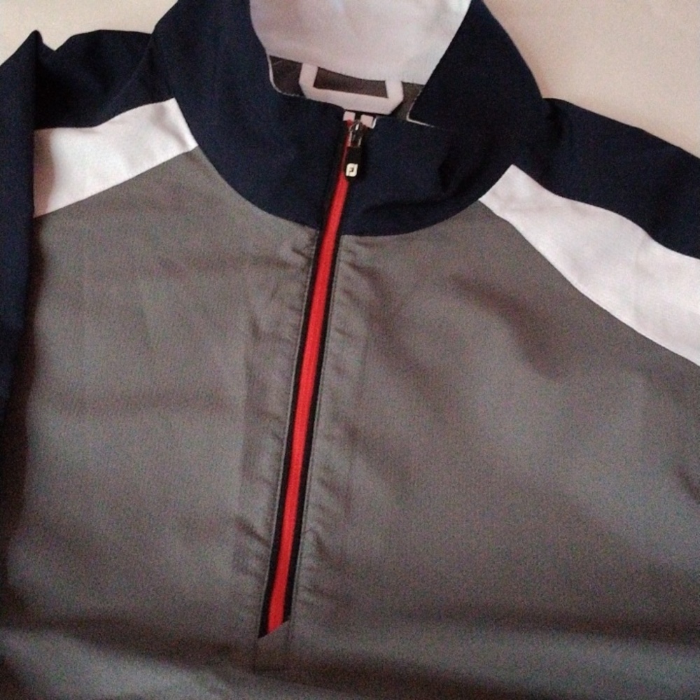 Footjoy short sleeve 1/4 zip jersey - Picture 3 of 7